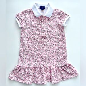 Polo Ralph Lauren Polo dress ditsy Floral print Multicolor white pony embroidery
